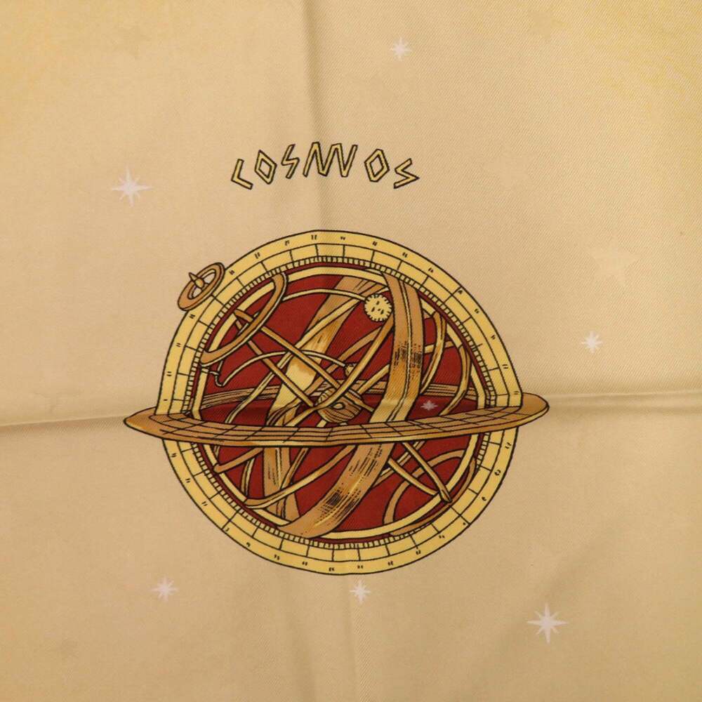 HERMES Yellow Silk Scarf - Picture 4 of 7